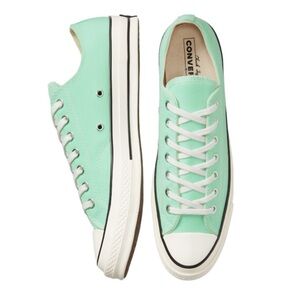 Converse Mens Chuck Taylor All Star Mint Green Low Top Sneakers